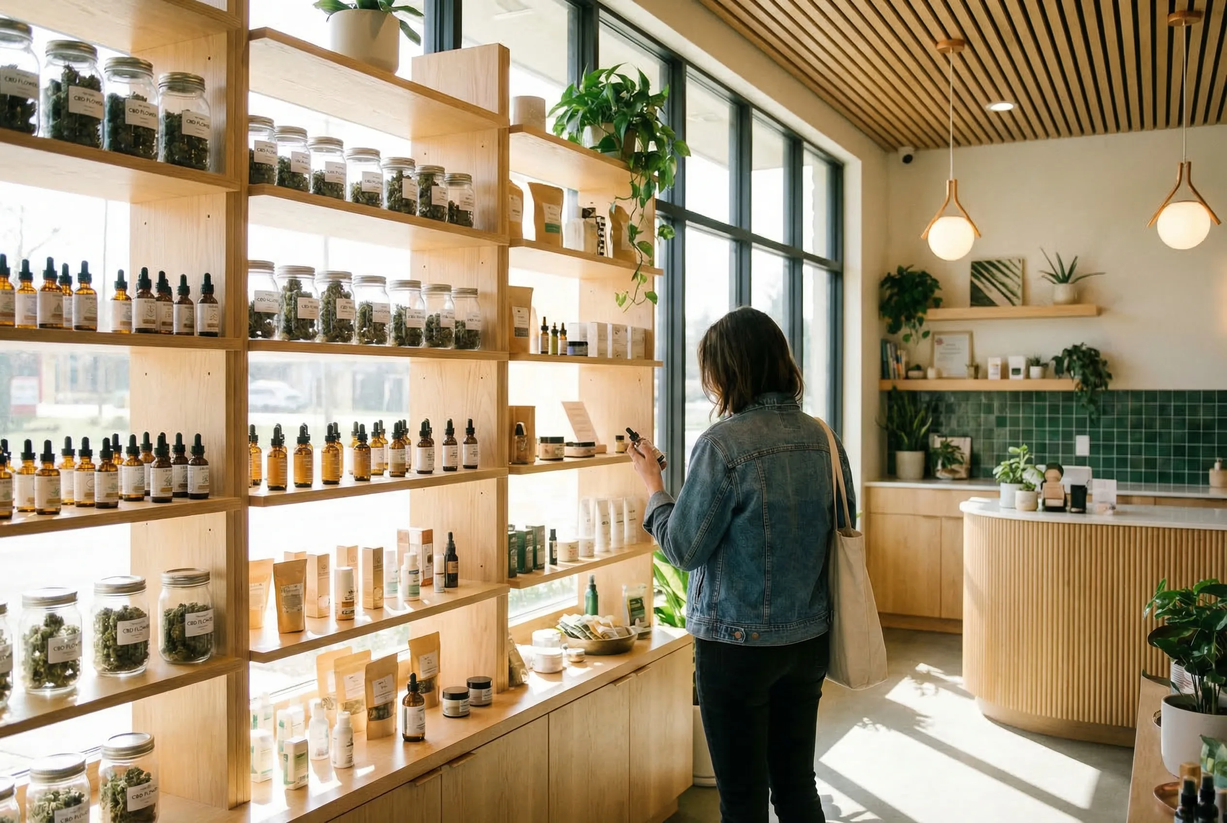 A comparison of CBD oil tincture bottle and Delta-9 gummies on a clean white surface with soft natural lighting